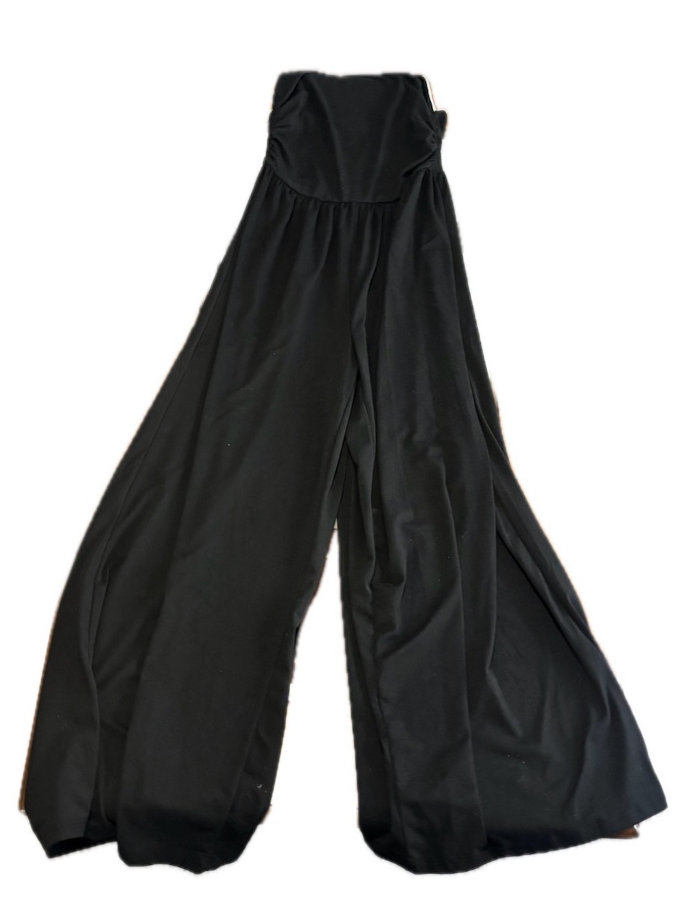 SHEIN High-Waist Black Wide-Leg Jumpsuit Pants Size: L Never Worn